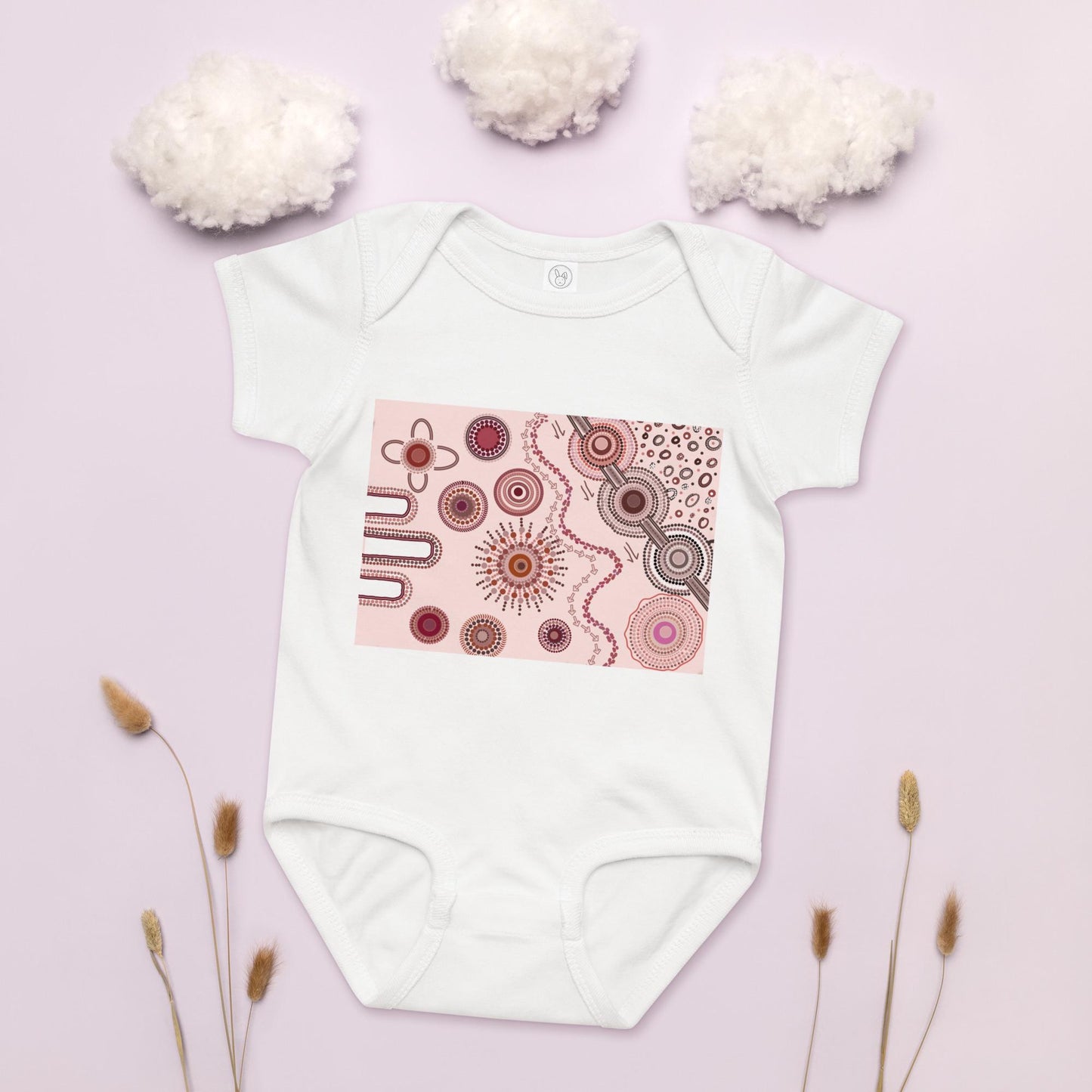 Aboriginal Design Baby jersey bodysuit Yaye Marle Art By Jordan Davis