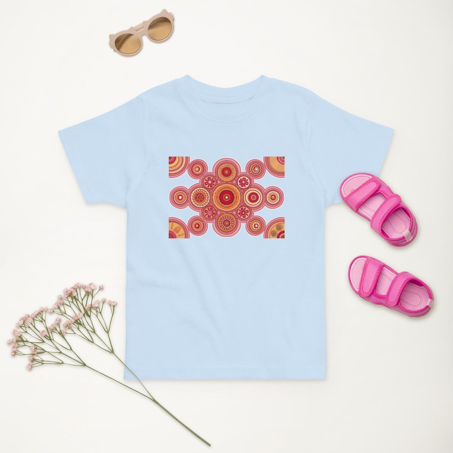 Aboriginal Design Toddler jersey t-shirt Yaye Marle Art By Jordan Davis
