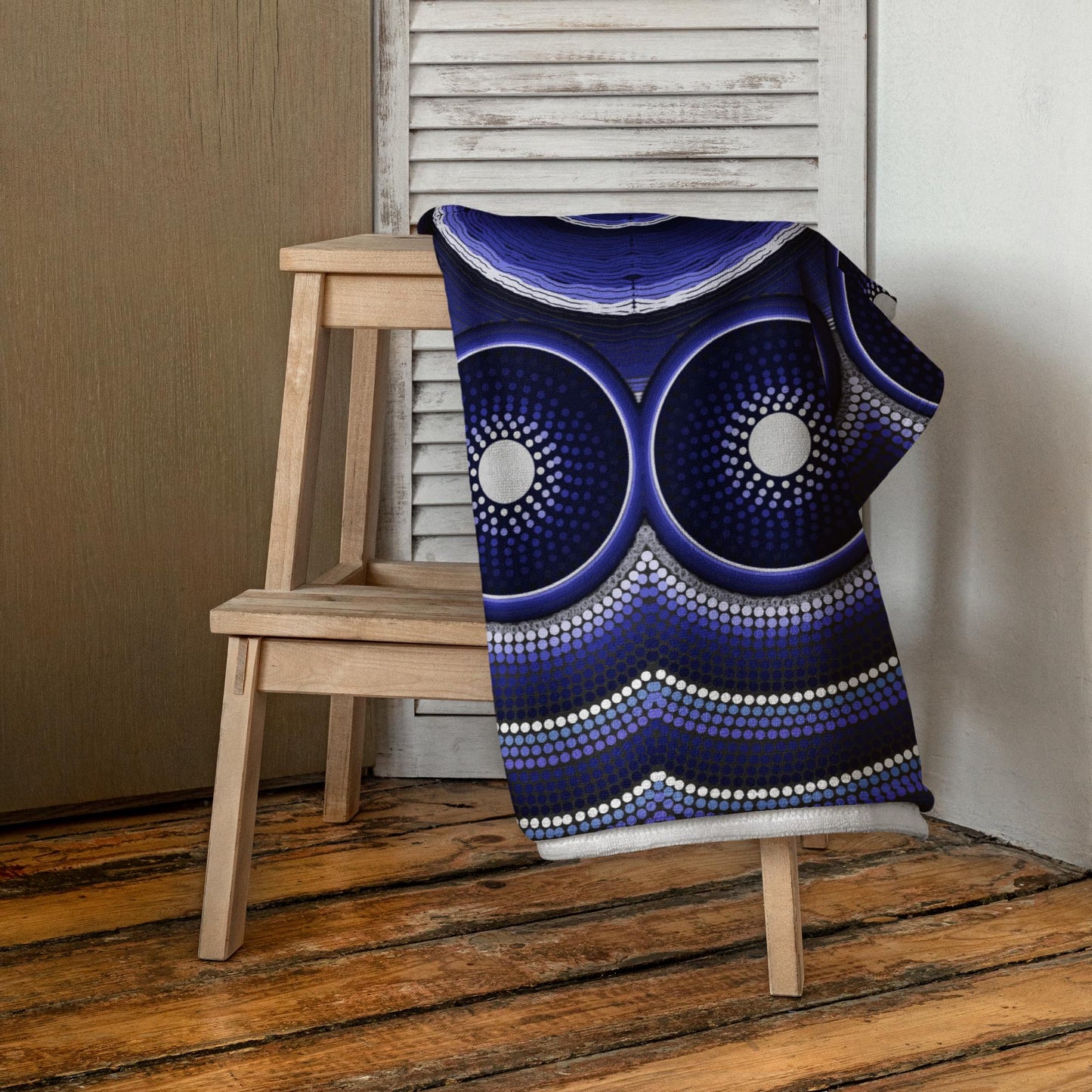 Aboriginal Designed Towel Yaye Marle Art By Jordan Davis