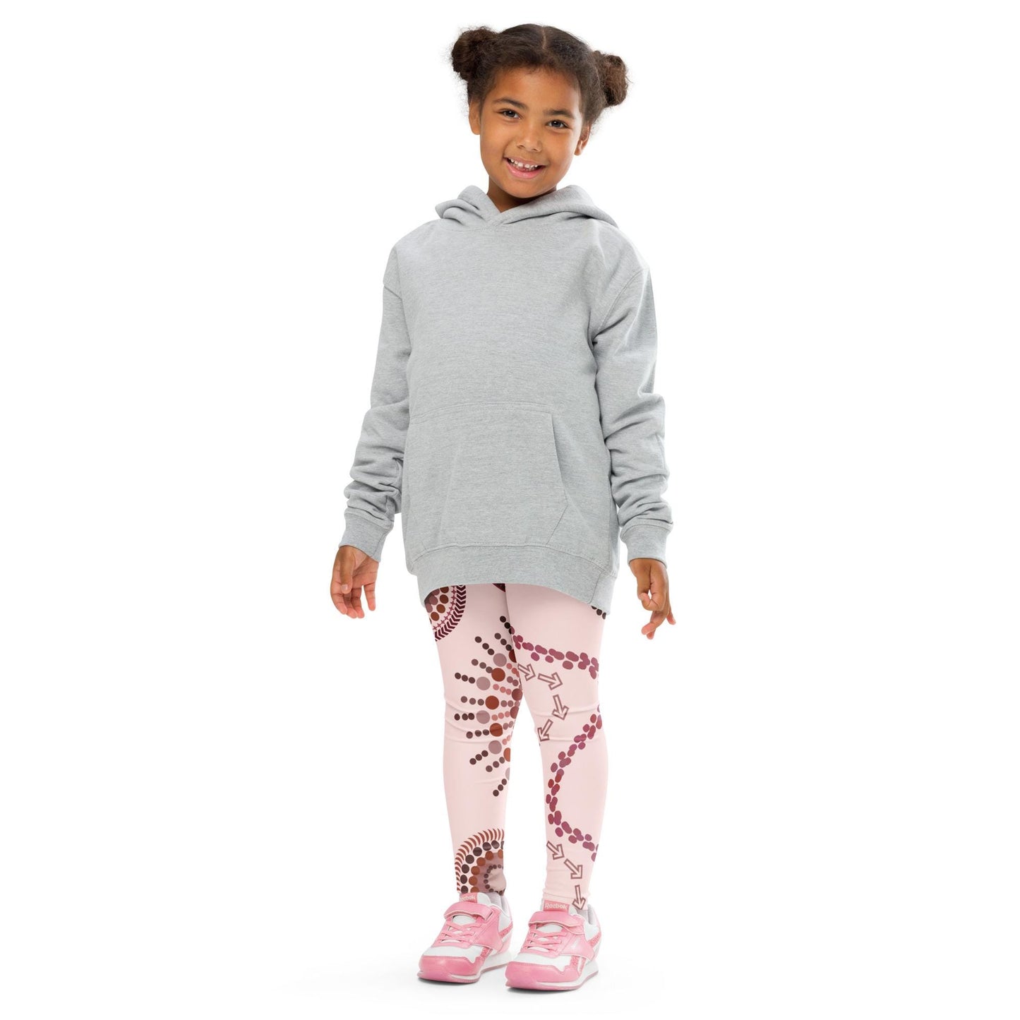 Aboriginal Design Kid's Leggings Yale Marle Art By Jordan Davis