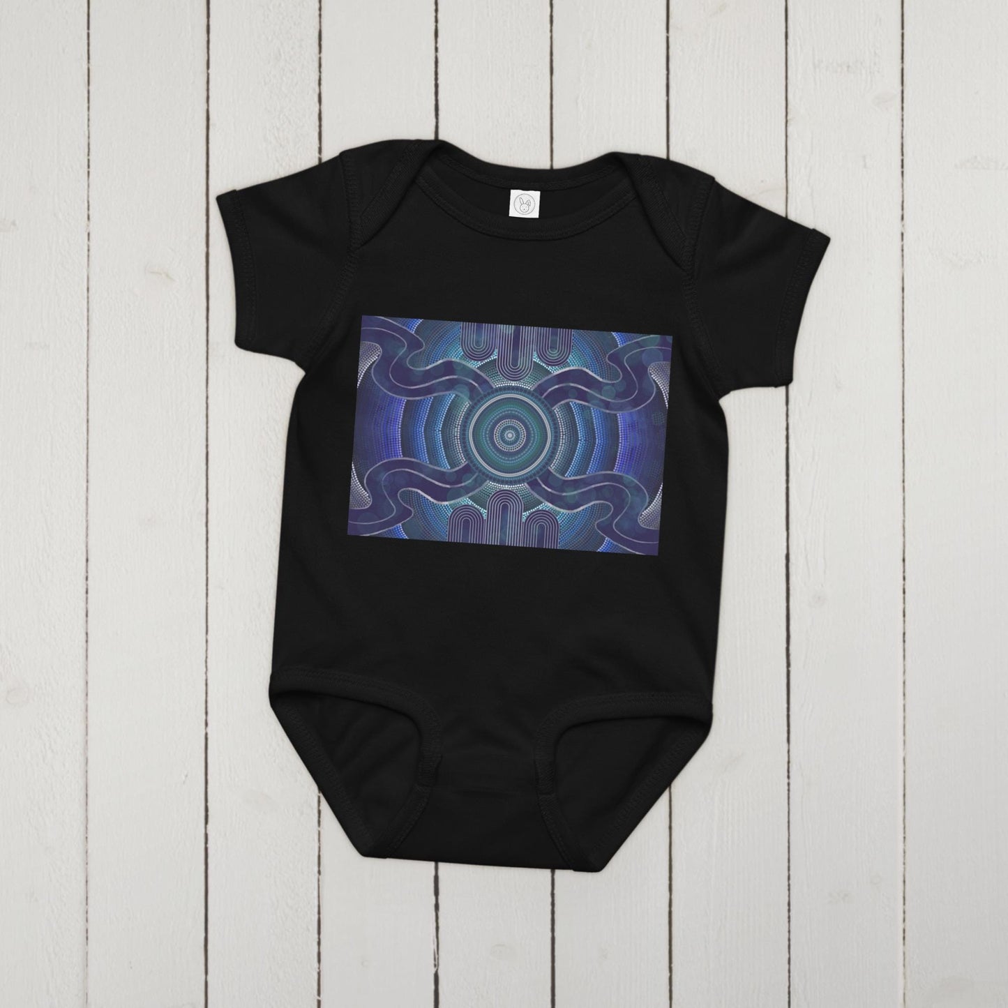 Aboriginal Design Baby jersey bodysuit Yaye Marle Art By Jordan Davis