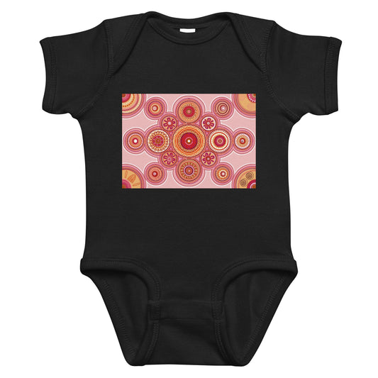 Aboriginal Design Infant bodysuit Yaye Marle Art By Jordan Davis