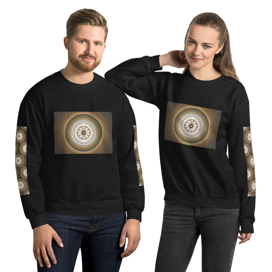 Aboriginal Designed Unisex Sweatshirt Yaye Marle Art By Jordan Davis