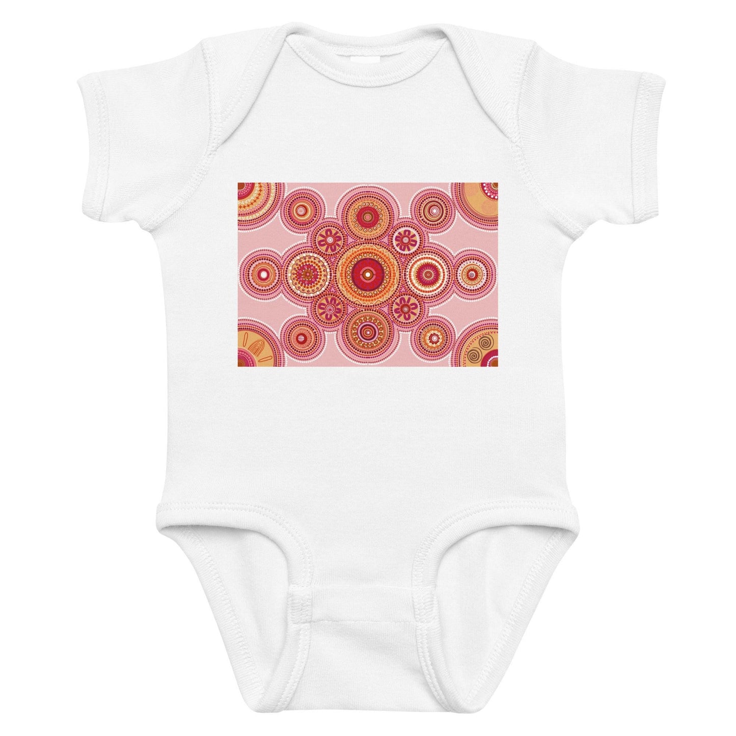 Aboriginal Design Infant bodysuit Yaye Marle Art By Jordan Davis