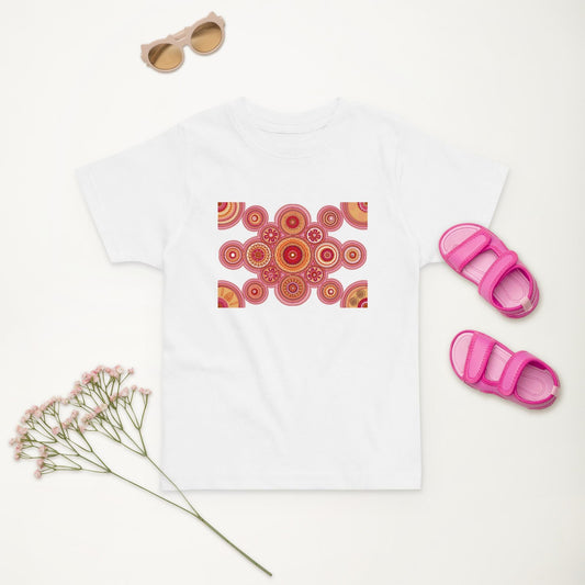 Aboriginal Design Toddler jersey t-shirt Yaye Marle Art By Jordan Davis